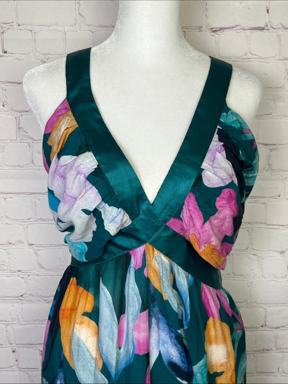 Anthropologie The Brinley V-Neck Jumpsuit